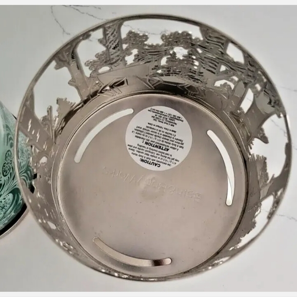 BATH & BODY WORKS 2019 "Winter Critters" Pedestal + Mint Chocolate 3 Wick Candle - Picture 11 of 11